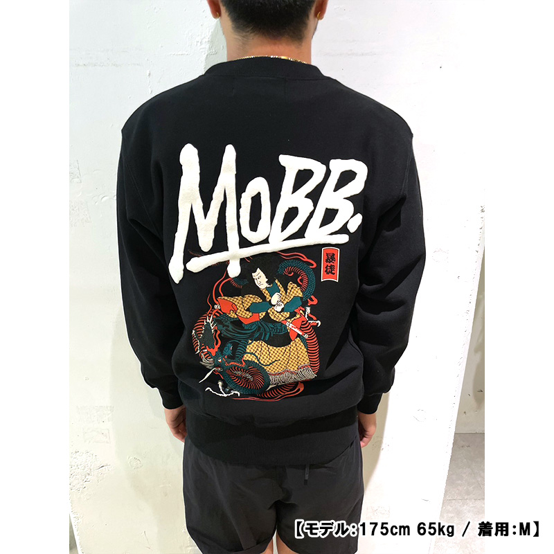 JAPANESE ART CREW SWEAT -BLACK-