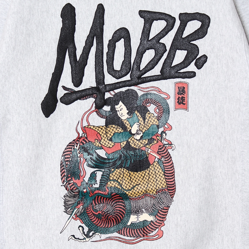 JAPANESE ART CREW SWEAT -GREY-