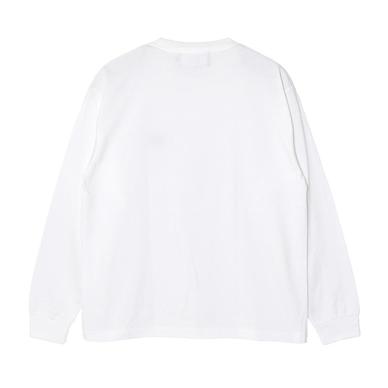 OG RHINESTONE L/S T-SHIRT -WHITE-