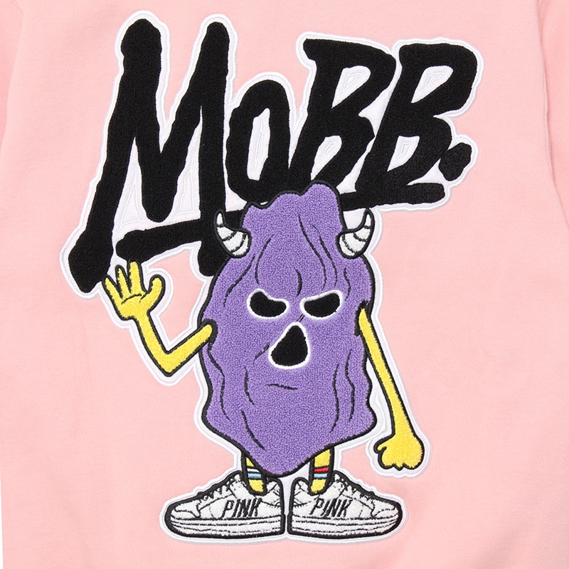 MOBB PINK WAPPEN HOODIE -PINK-