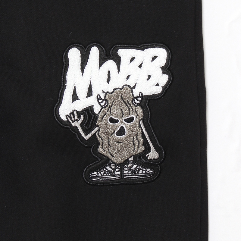 MOBB PINK WAPPEN PANTS -BLACK-