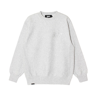 OG RHINESTONE CREW SWEAT -GREY-