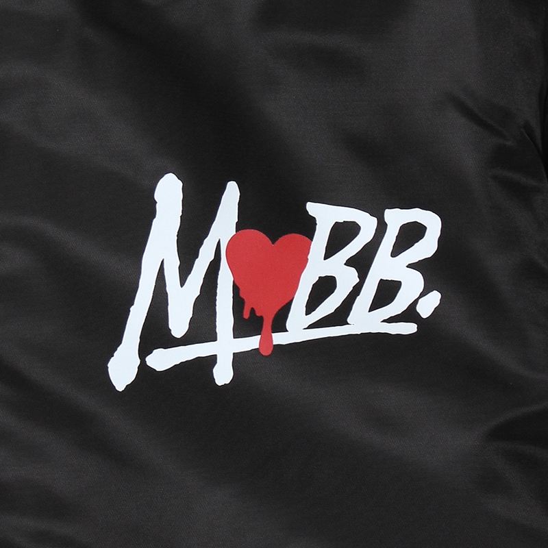 HEART DRIP MA-1 JACKET -BLACK-