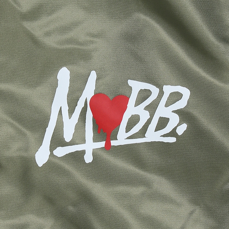 HEART DRIP MA-1 JACKET -GREEN-