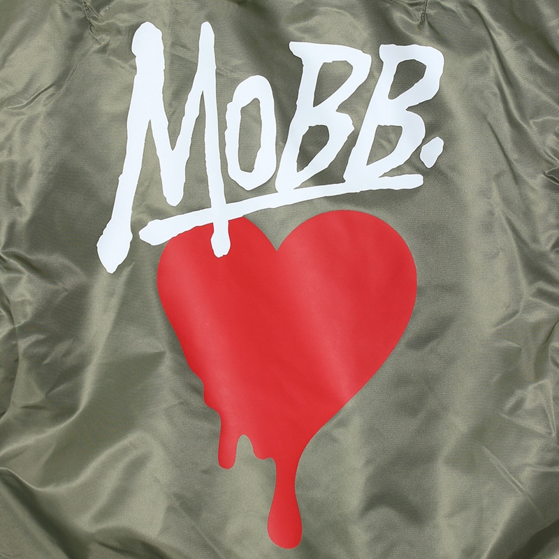 HEART DRIP MA-1 JACKET -GREEN-