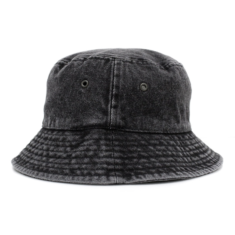 OG LOGO BUCKET HAT -BLACK DENIM-