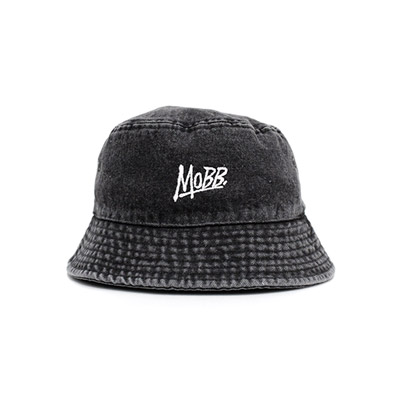 OG LOGO BUCKET HAT -BLACK DENIM-