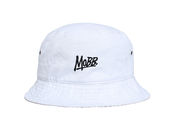 OG LOGO BUCKET HAT -WHITE-