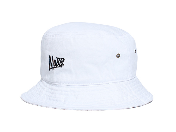 OG LOGO BUCKET HAT -WHITE-