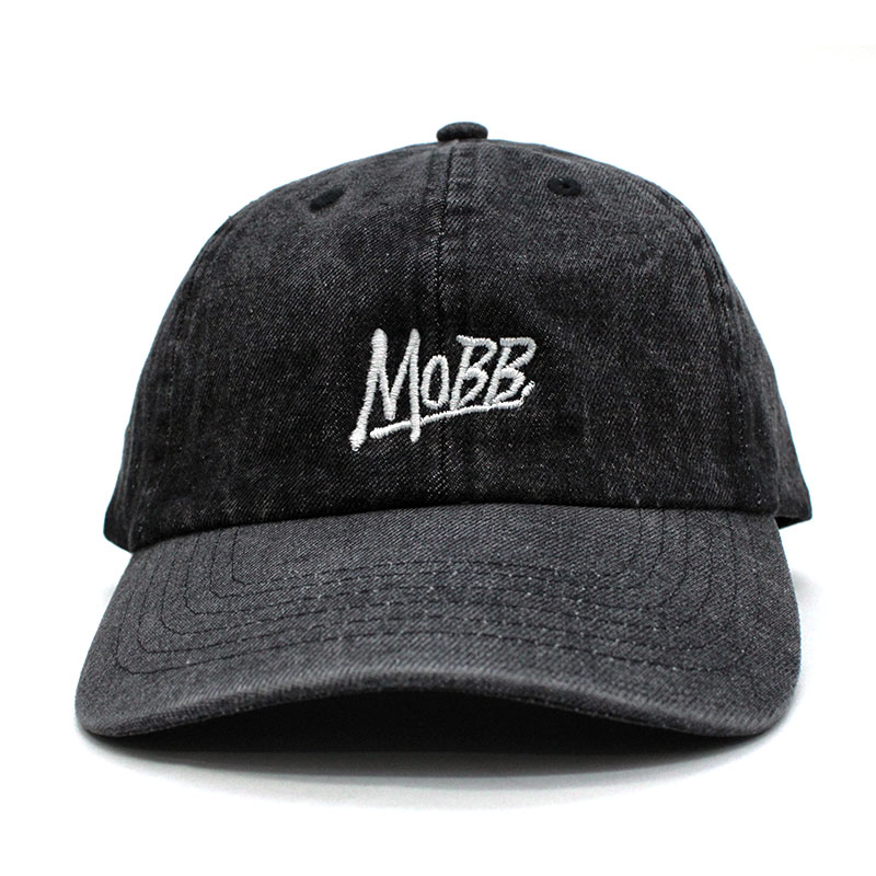 MOBB OG LOW CAP -BLACK DENIM-