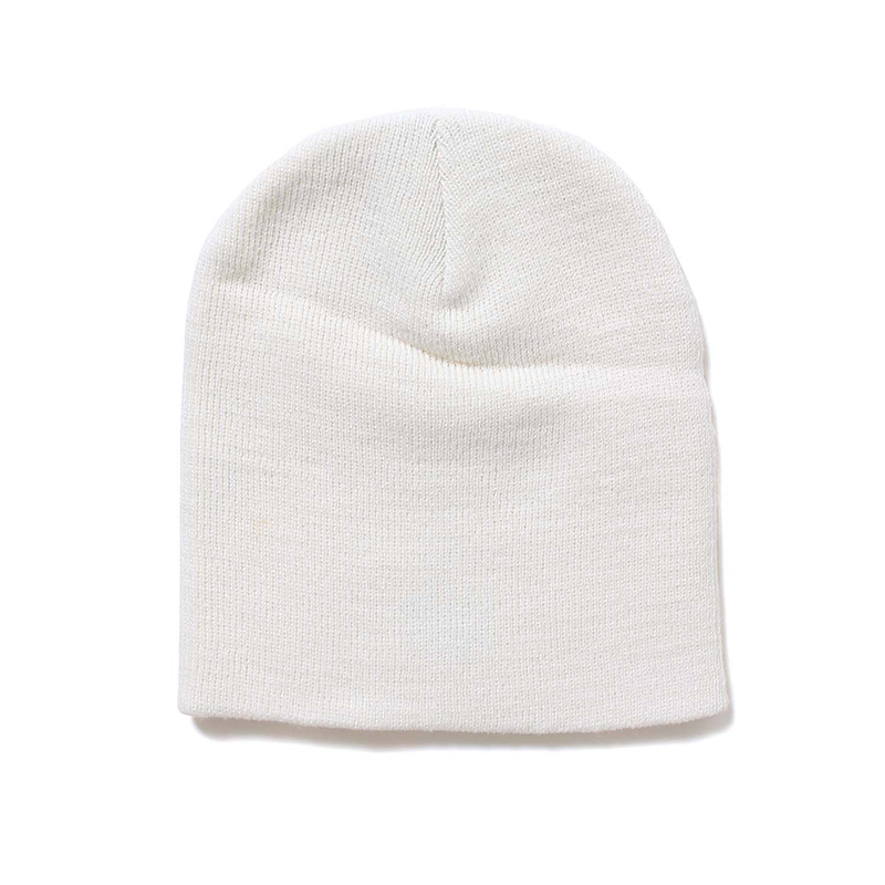 OG SHORT BEANIE -WHITE-