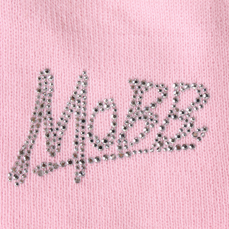 OG RHINESTONE BEANIE -PINK-