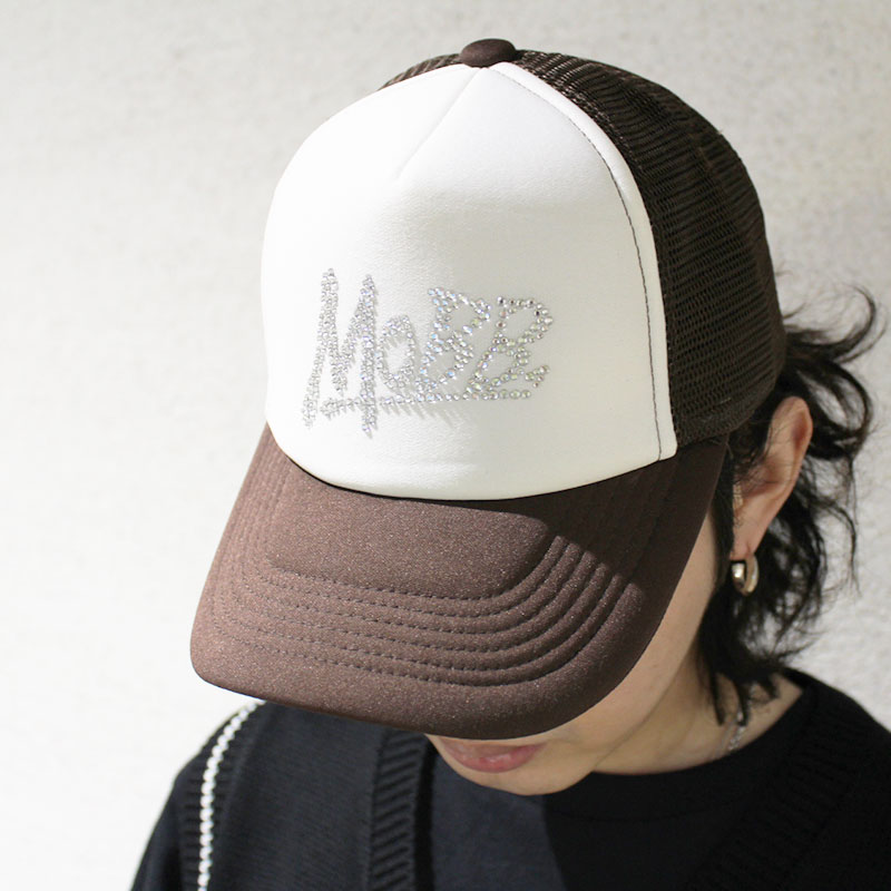 RHINESTONE OG MESH CAP -BLACK-