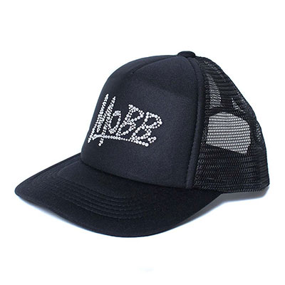 RHINESTONE OG MESH CAP -BLACK-