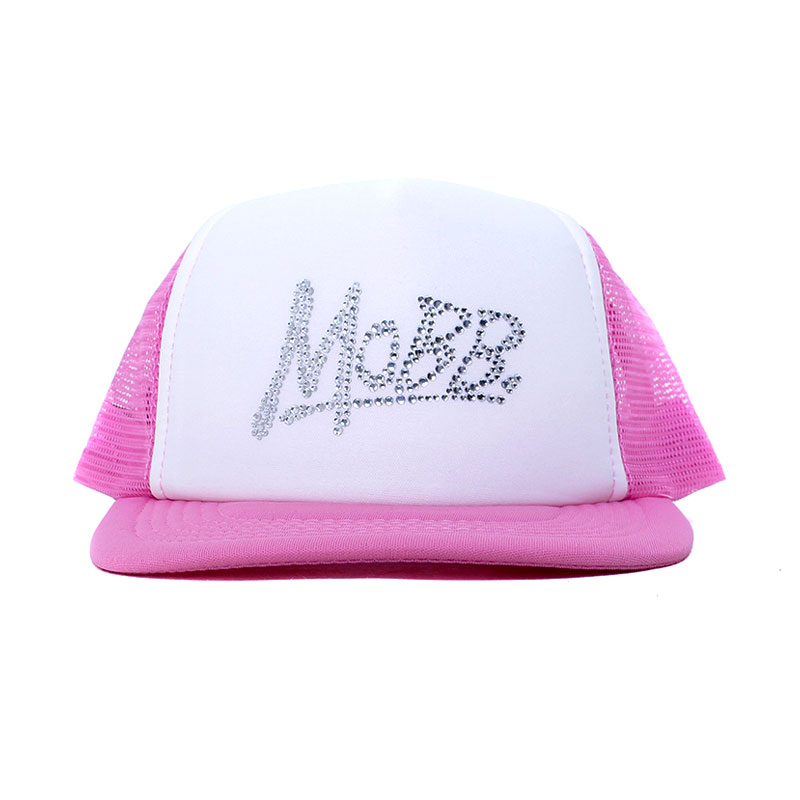 RHINESTONE OG MESH CAP -PINK-