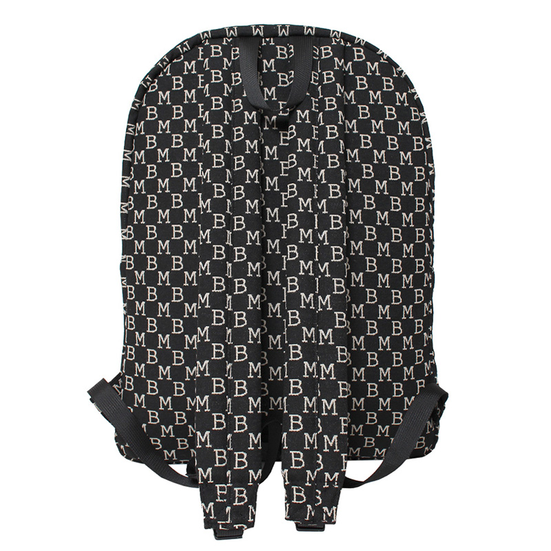 MONOGRAM JACQUARD BACK PACK -BLACK-