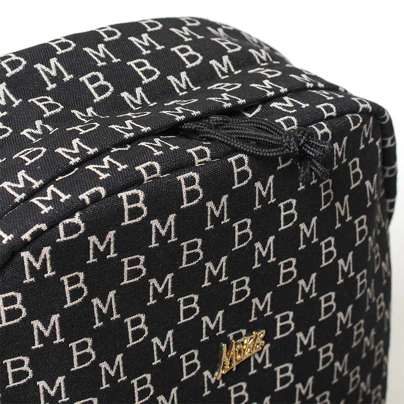 MONOGRAM JACQUARD BACK PACK -BLACK-