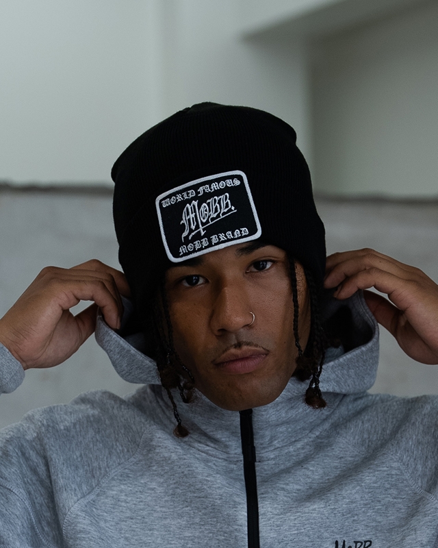 OLD OG WAPPEN BEANIE -BLACK-