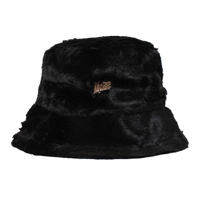 OG FUR BUCKET HAT -BLACK-