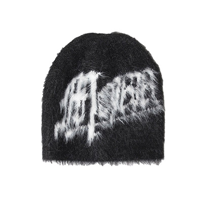 OLD OG SHAGGY BEANIE -BLACK-