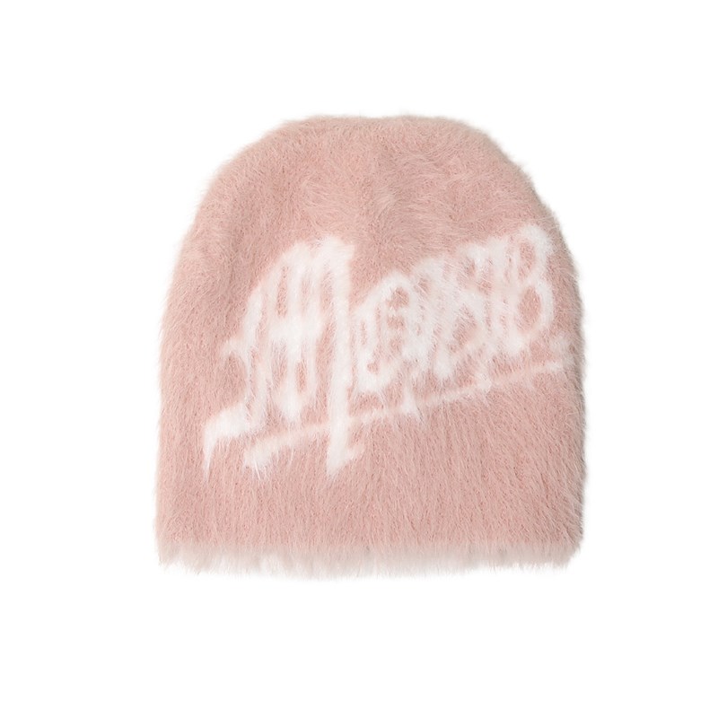 OLD OG SHAGGY BEANIE -PINK-