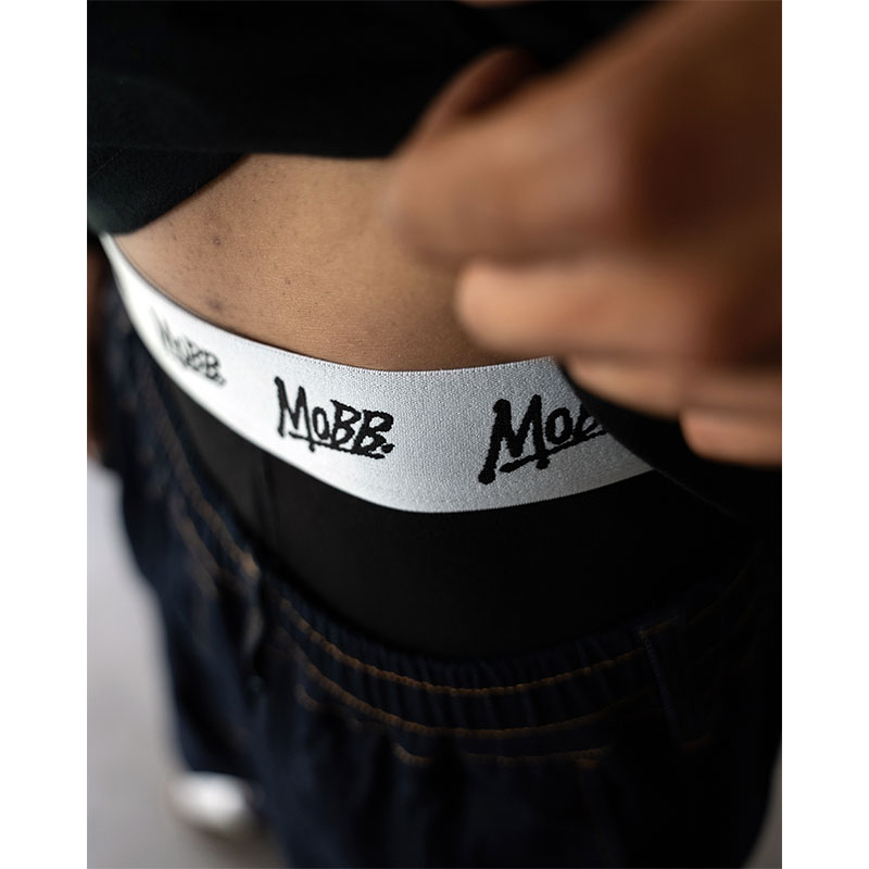 OG BOXER SHORTS -BLACK / WHITE-