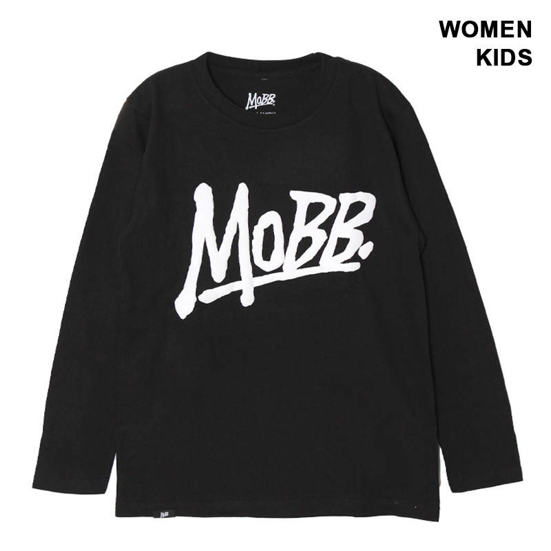 (P)OG L/S T-SHIRT -BLACK- (WOMEN/KIDS)