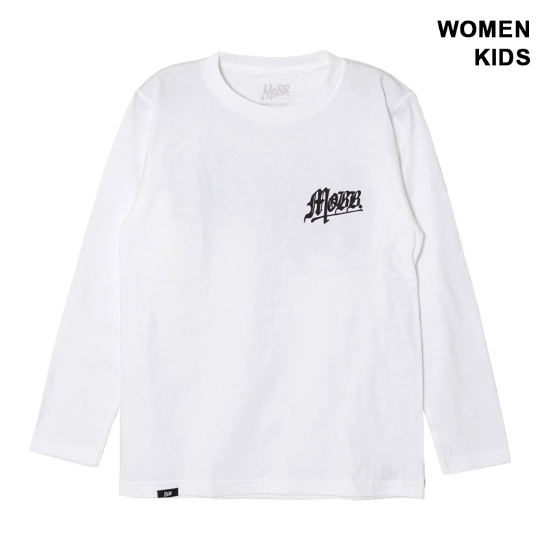 OLD OG L/S T-SHIRT -WHITE- (WOMEN/KIDS)