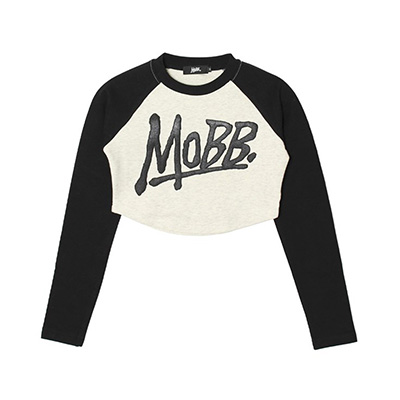 OG RAGLAN L/S SHIRT -BLACK- (WOMEN)(S)