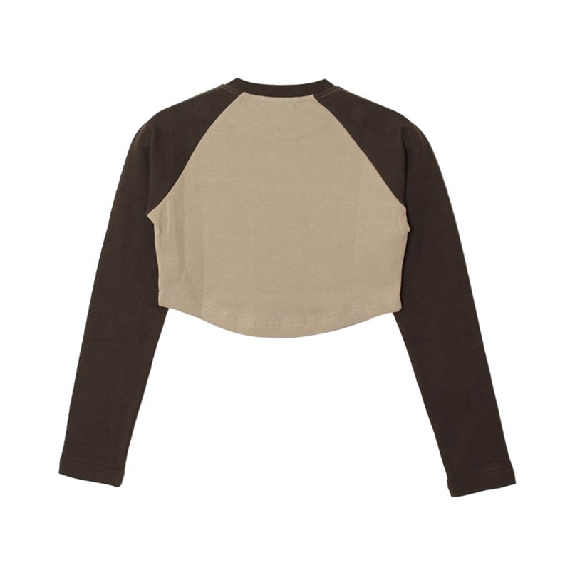 OG RAGLAN L/S SHIRT -BROWN- (WOMEN)