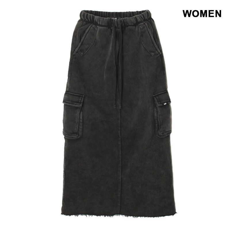 PIGMENT SWEAT SKIRT -BLACK- (WOMEN)