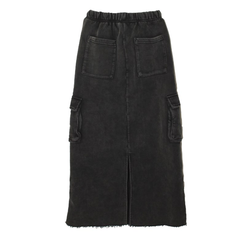 PIGMENT SWEAT SKIRT -BLACK- (WOMEN)