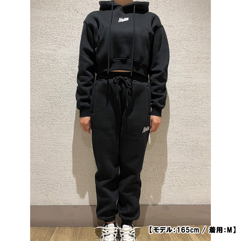 OG CROPPED HOODIE -BLACK- (WOMEN)