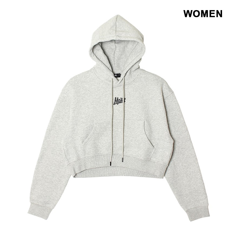 OG CROPPED HOODIE -GREY- (WOMEN)