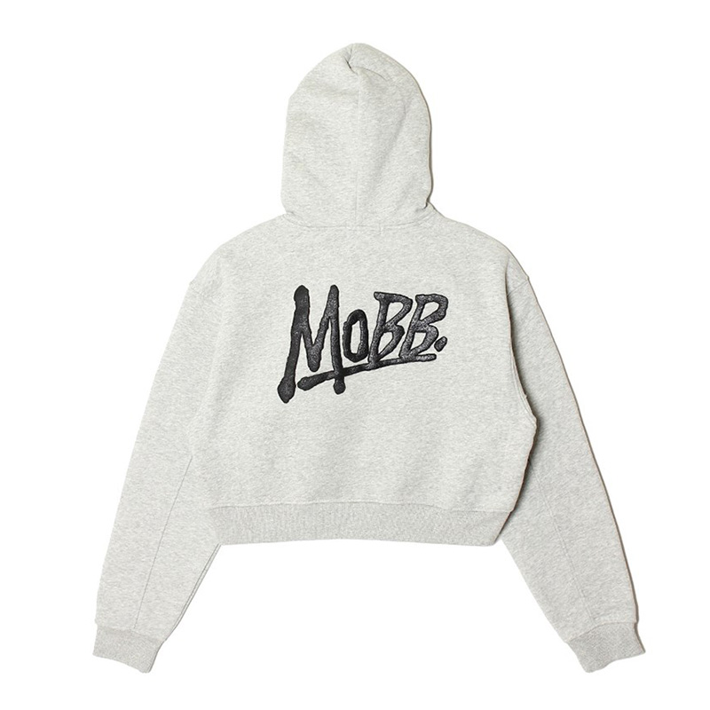 OG CROPPED HOODIE -GREY- (WOMEN)