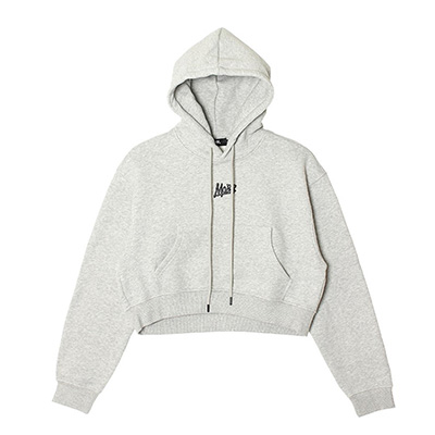 OG CROPPED HOODIE -GREY- (WOMEN)