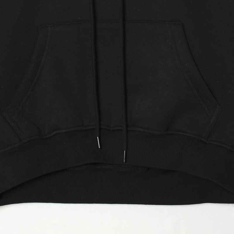 OG RHINESTONE CROPPED HOODIE -BLACK- (WOMEN)