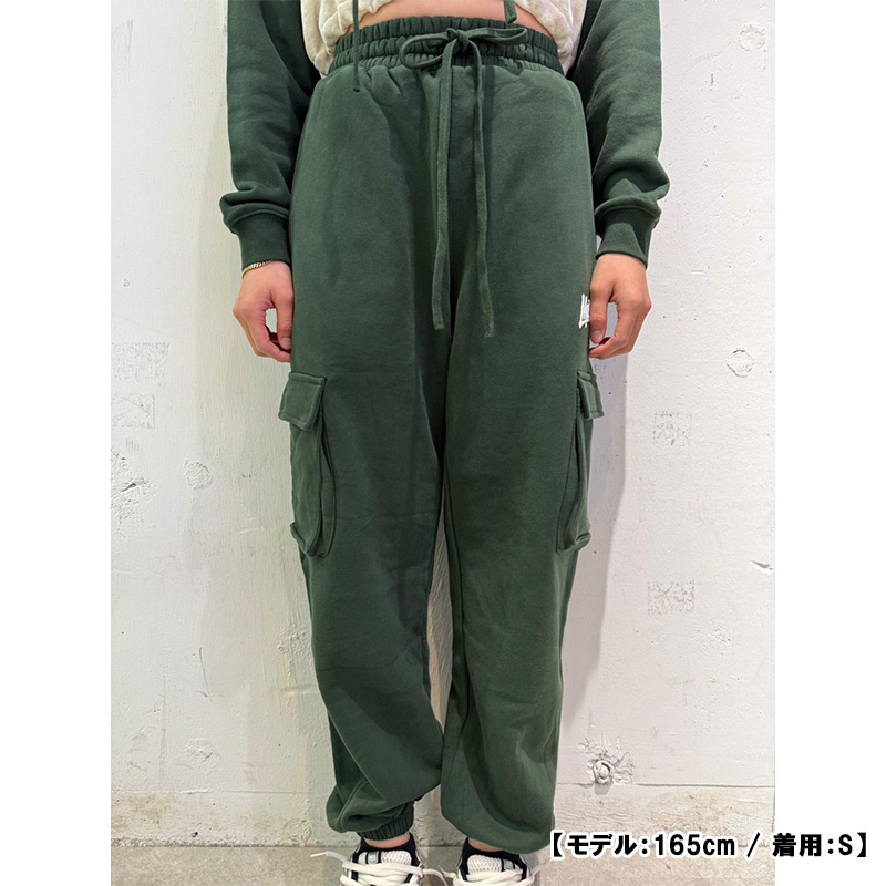 OG CARGO SWEAT PANTS -BLACK- (WOMEN)