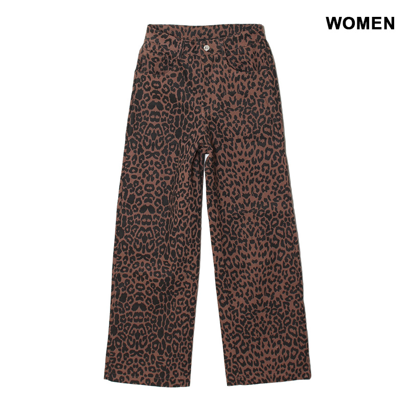 LEOPARD 5P PANTS -LEOPARD- (WOMEN)