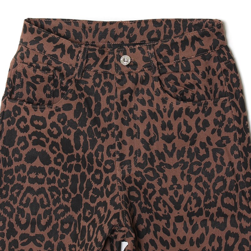 LEOPARD 5P PANTS -LEOPARD- (WOMEN)