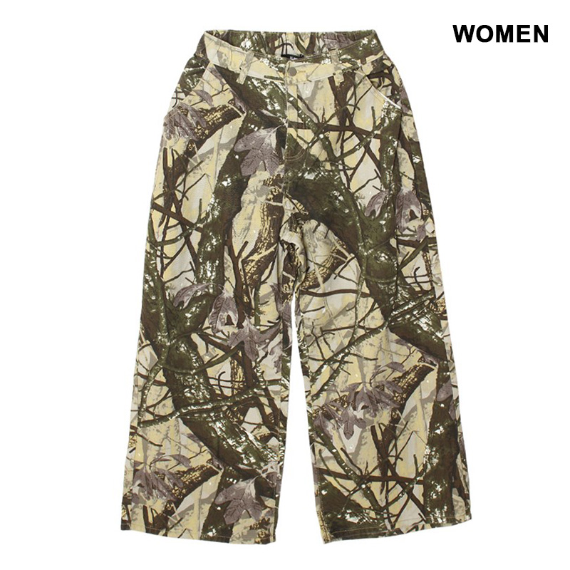 CAMO WIDE PANTS -CAMO- (WOMEN)