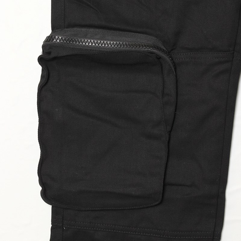 MULTI POCKET JOGGER PANTS -BLACK- (WOMEN)