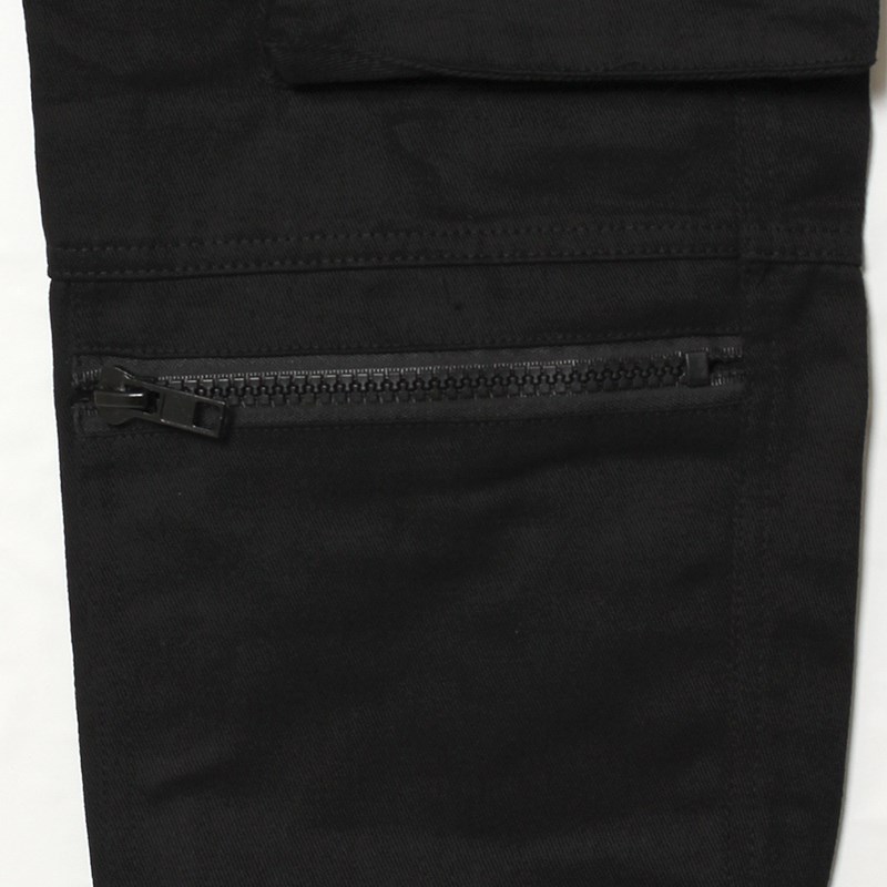 MULTI POCKET JOGGER PANTS -BLACK- (WOMEN)