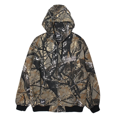 ACTIVE HOODED JACKET -CAMO-(L)