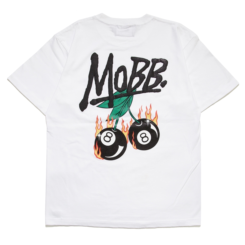 8BALL CHERRY T-SHIRT -WHITE-