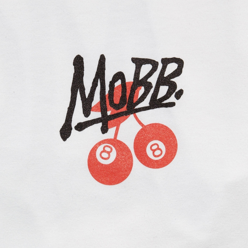 8BALL CHERRY T-SHIRT -WHITE-