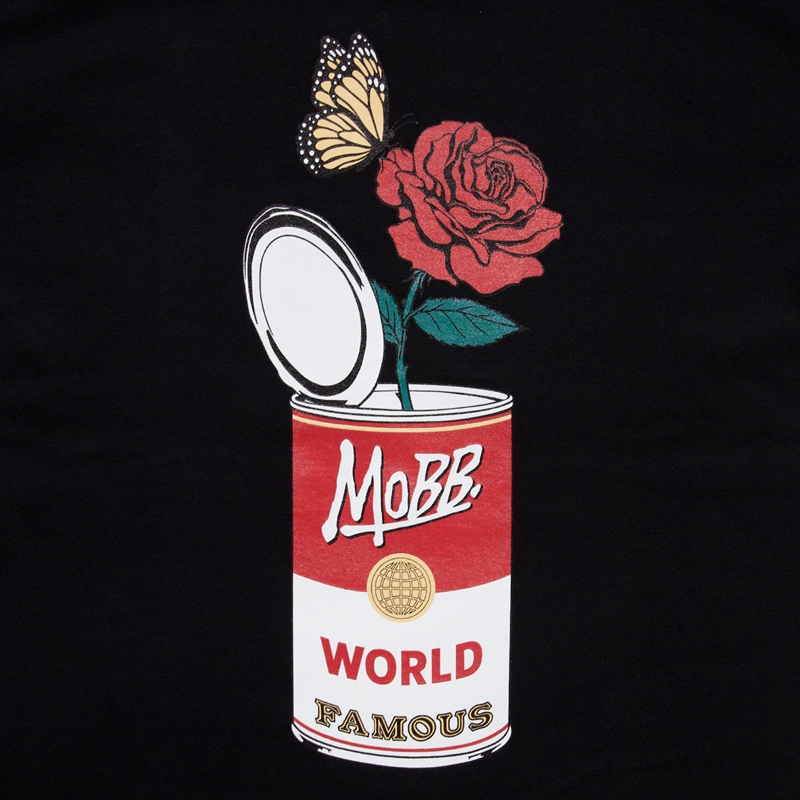 SOUP CAN T-SHIRT -BLACK-