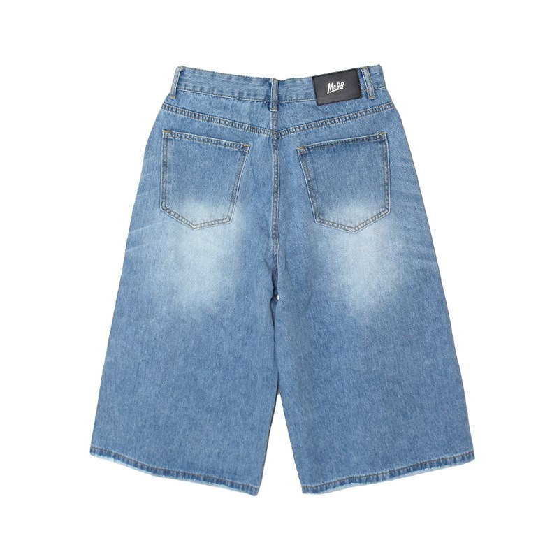 BIG DENIM SHORTS -INDIGO-