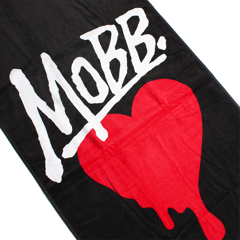 MOBB BEACH TOWEL -BLACK-