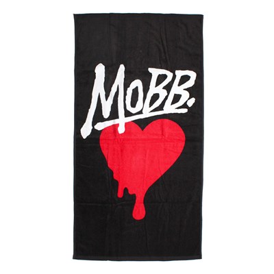 MOBB BEACH TOWEL -BLACK-